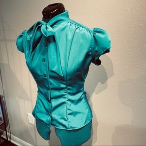 Heart of Haute Tops - Heart of Haute Jade Estelle Blouse Heart of Haute Tops - Heart of Haute Jade Estelle Blouse
